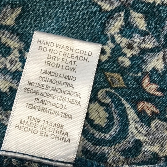 Altar’d State Boho Peasant Top Medium - Picture 6 of 6